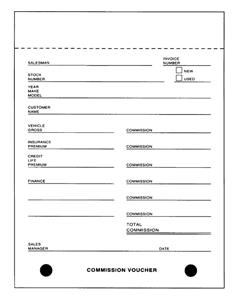 M-59 - M59A COMMISSION VOUCHERS