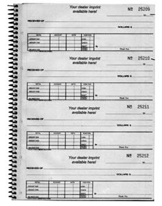 M-NC-146-3 - Cash Receipt Book 3 part